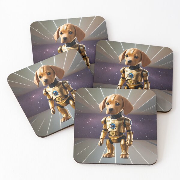 Item preview, Robot dog in Galaxy  designed and sold by BotunPeony.