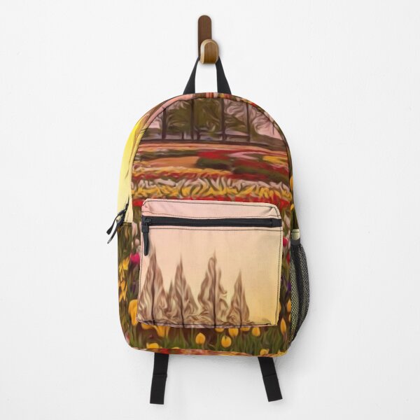 Item preview, Sunset tulip fields  designed and sold by VishwaPrasiddh.
