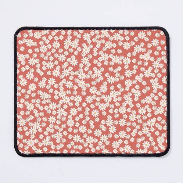 Peach Fuzz Floral Mouse Pad