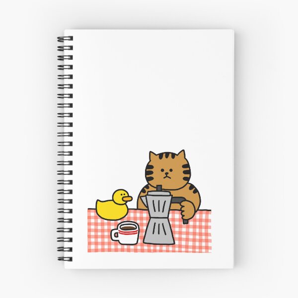 Item preview, a Cat and a Duck at teatime designed and sold by superbaechoo.