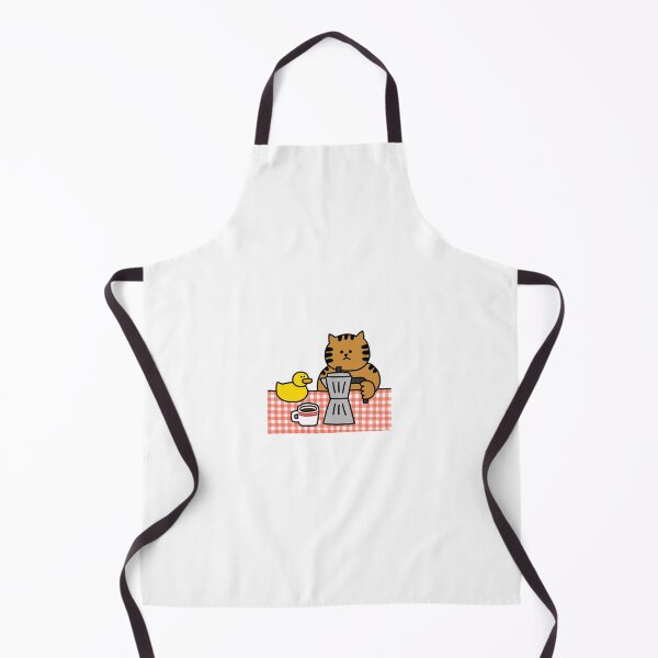 Item preview, a Cat and a Duck at teatime designed and sold by superbaechoo.