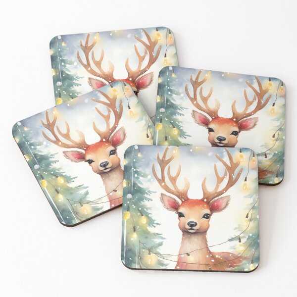 Item preview, Winter Wonderland Deer designed and sold by cute-animals99.