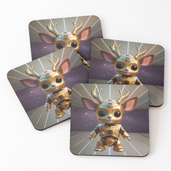 Item preview, Deer Robot in Galaxy  designed and sold by BotunPeony.
