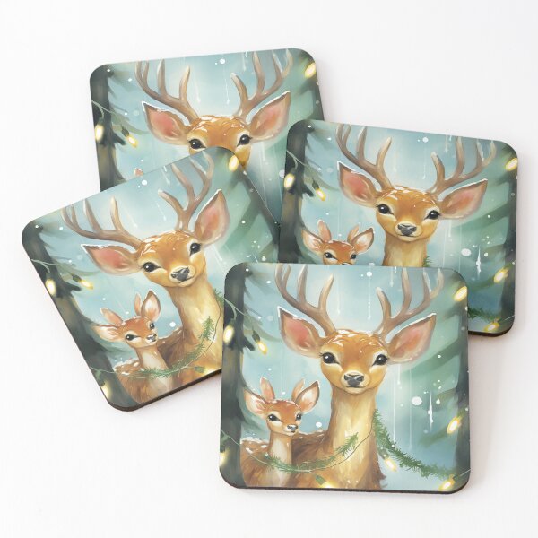 Item preview, Antlered Holly Glow designed and sold by cute-animals99.