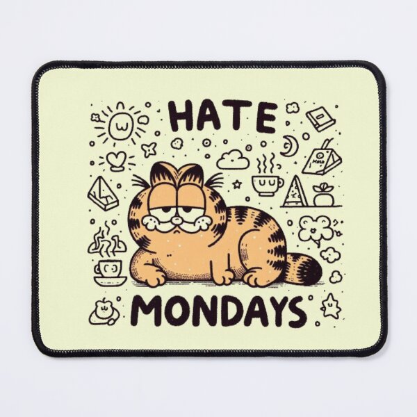 Item preview, Garfield - "Hate Mondays" designed and sold by Shiny Studio .