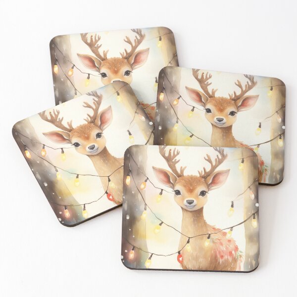 Item preview, Magical Winter Deer designed and sold by cute-animals99.