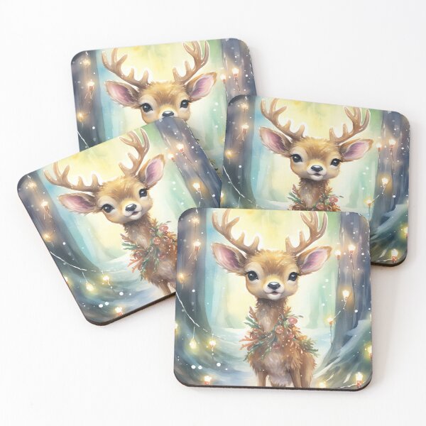 Item preview, Winter Wonderland Deer designed and sold by cute-animals99.