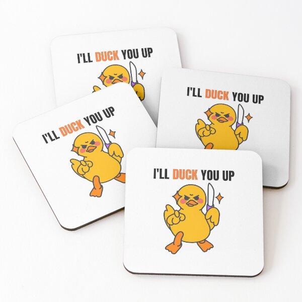 Item preview, Funny Duck Pun - I'll Duck you up designed and sold by PurpleWay.
