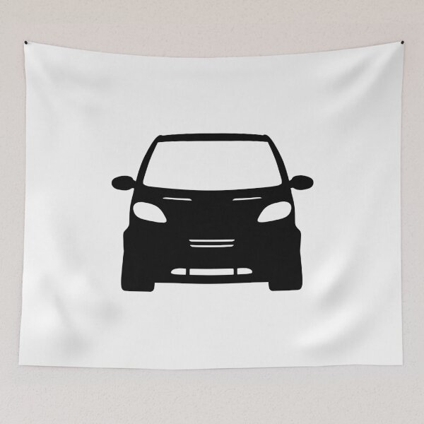 Item preview, Smart ForTwoblack silhouette art designed and sold by EdimDesign.