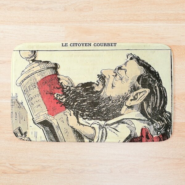 Item preview, gustave courbet artwork, gustave courbet self portrait, gustave courbet paintings designed and sold by marti-oryo.