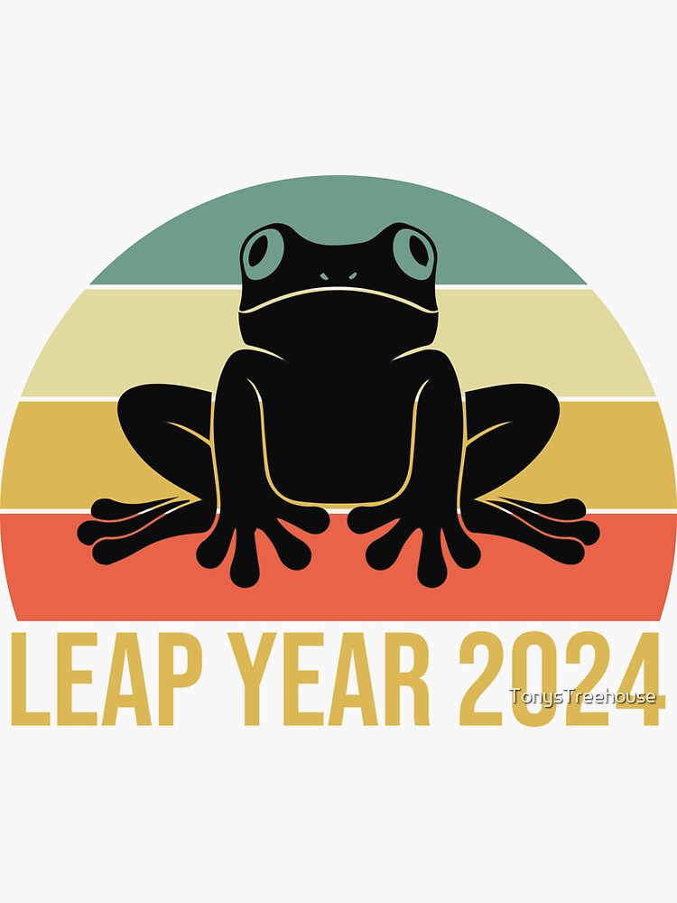 Leap Year 2024 Frog | Sticker