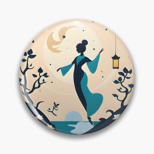 Item preview, Moonlight Lantern Sticker designed and sold by Design Drift.