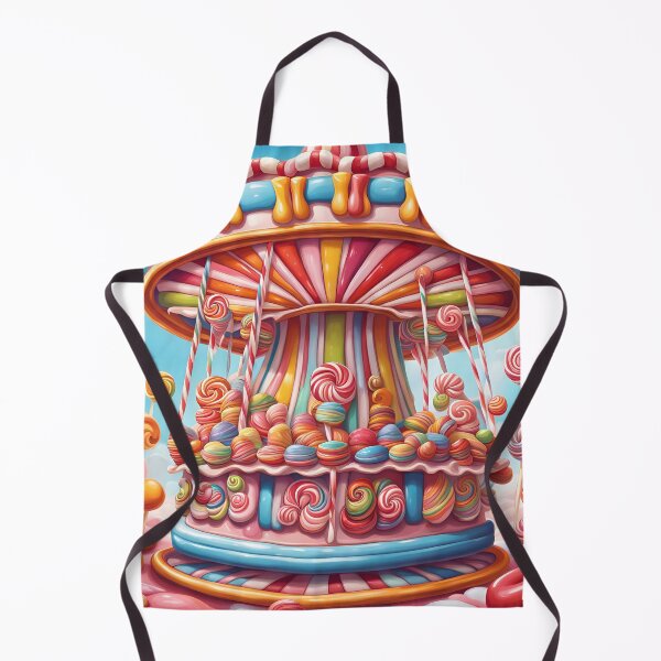 Item preview, Candy art style carousel, whimsical playful colorful! designed and sold by PutiPato42.