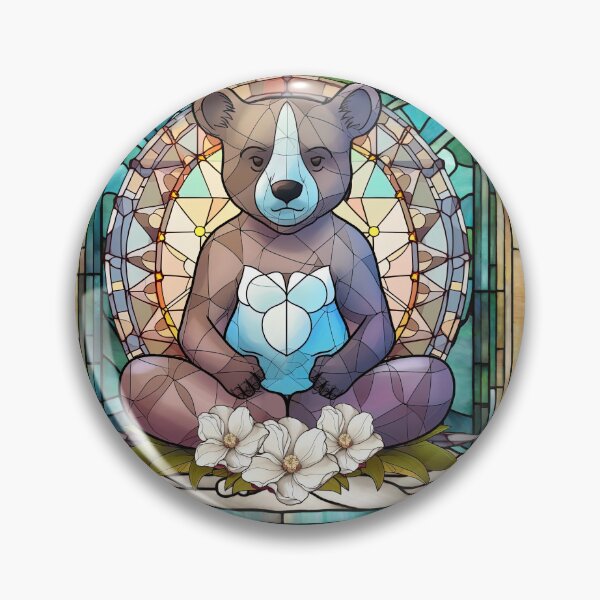 Artikelvorschau, Buntglas-Tier-Yoga, Yoga-Tier-Geschenk, Yoga-Position entworfen und verkauft von danaJG.