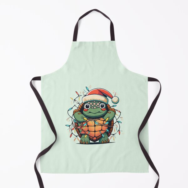 Item preview, Turtle With Santa Hat And Christmas Lights designed and sold by Itsheartshop.
