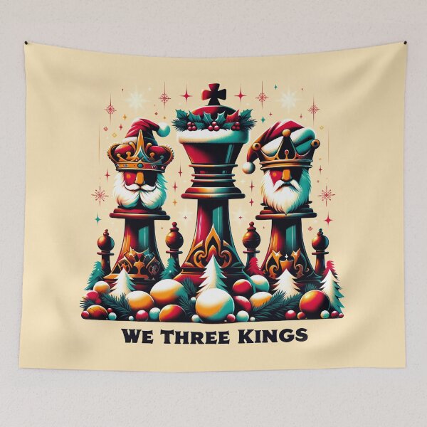 Item preview, We Three Kings - Chess Christmas Gift designed and sold by GambitChess.