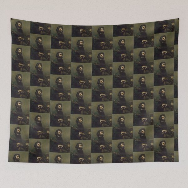 Item preview, gustave courbet artwork, gustave courbet self portrait, gustave courbet paintings designed and sold by marti-oryo.