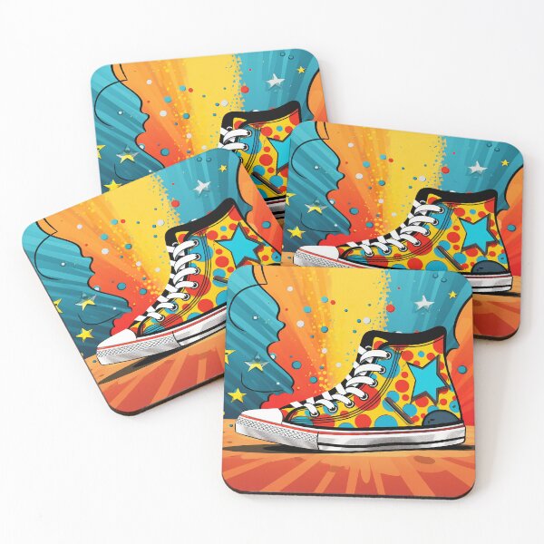 Item preview, Chromatic Explosion: The Vibrant Sneaker designed and sold by ObjCrea123.
