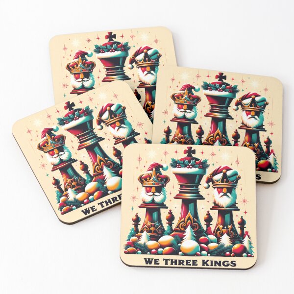 Item preview, We Three Kings - Chess Christmas Gift designed and sold by GambitChess.