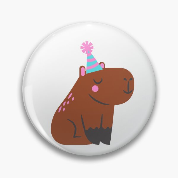Artikelvorschau, Capy Geburtstag! Niedliches Capybara-Natur-Fan-Liebesspiel entworfen und verkauft von ridnaledesigner.