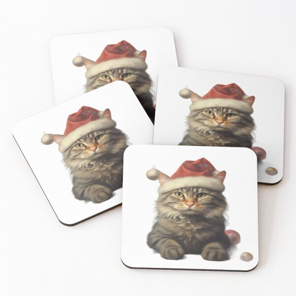 Item preview, Festive Mischief: The Christmas Cat designed and sold by EstiloPrint.