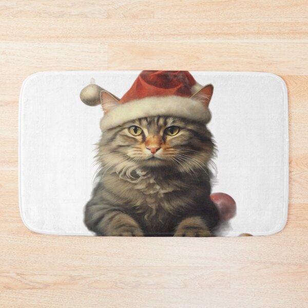 Item preview, Festive Mischief: The Christmas Cat designed and sold by EstiloPrint.