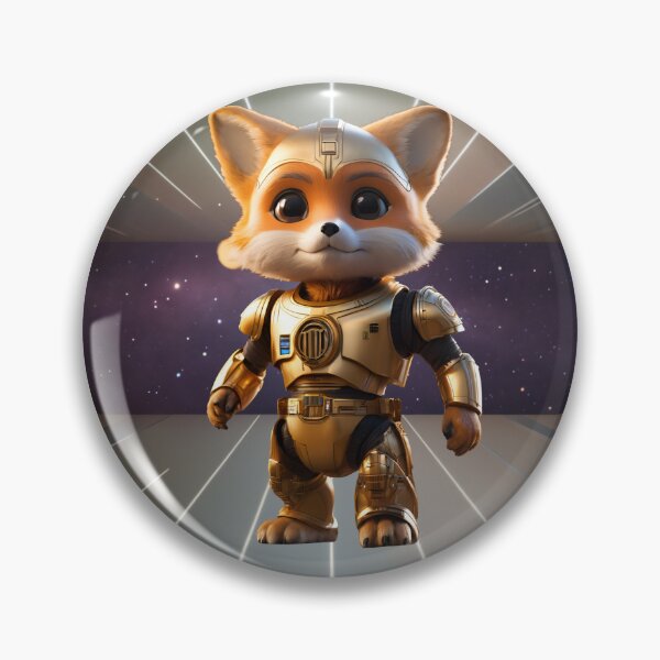 Item preview, Fox  Robot in Galaxy  designed and sold by BotunPeony.