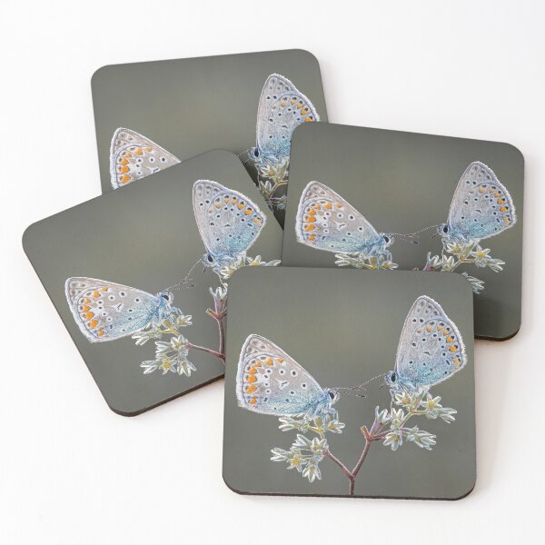 Item preview, Common Blue butterflies designed and sold by Tony North.