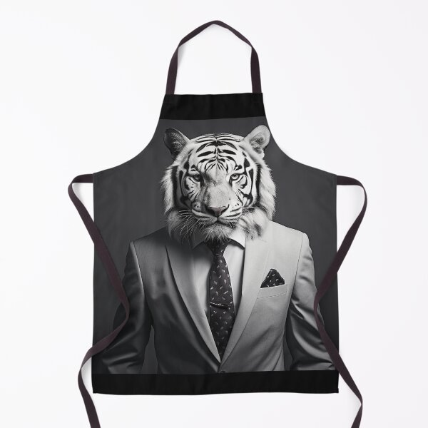 Item preview, White Tiger in Business Suit Art designed and sold by redstar19.