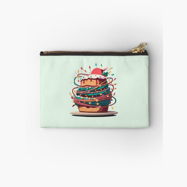 Item preview, Cake With Santa Hat And Christmas Lights designed and sold by Itsheartshop.