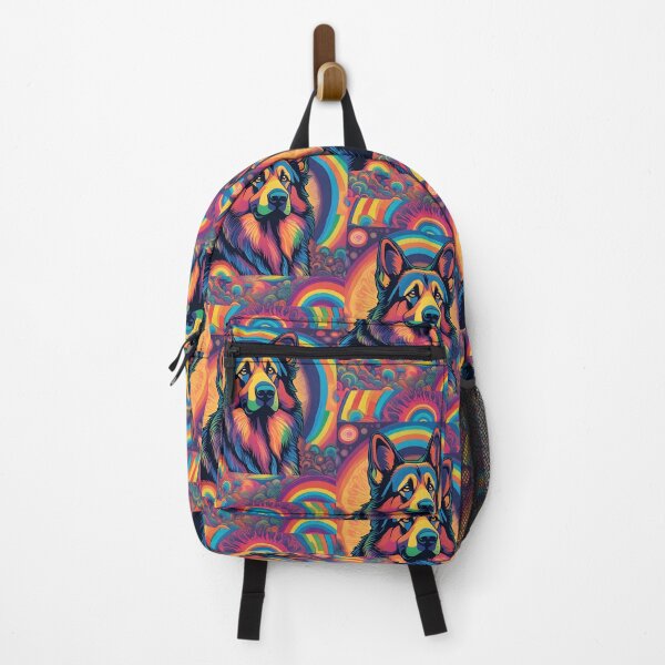 Item preview, psychodelic graphic dog designed and sold by Wolf_Art_slavic.