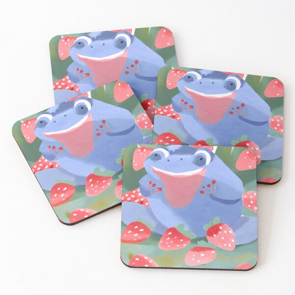 Item preview, Frog in Strawberry Paradise designed and sold by NexCreation.