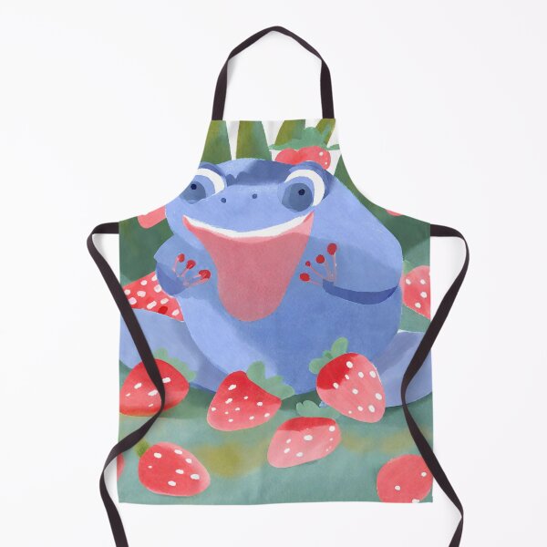 Item preview, Frog in Strawberry Paradise designed and sold by NexCreation.