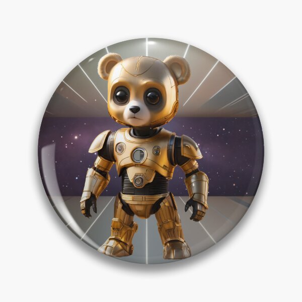 Item preview, Bear Robot in Galaxy  designed and sold by BotunPeony.