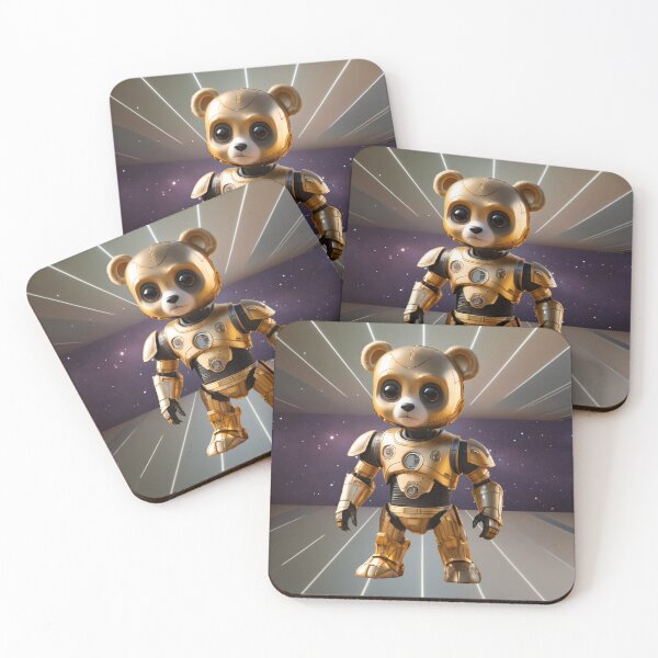 Item preview, Bear Robot in Galaxy  designed and sold by BotunPeony.