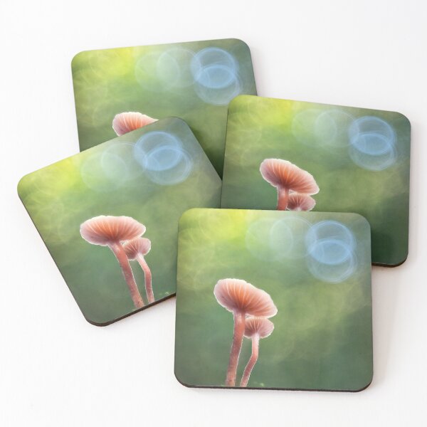 Item preview, Mushrooms in soft focus designed and sold by Tony North.