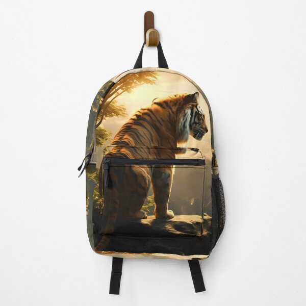Item preview, Landscape photography of a beautiful big and dangerous bengal tiger, wild cat baby predator animal in tropical savanna wildlife nature designed and sold by NBSStore.