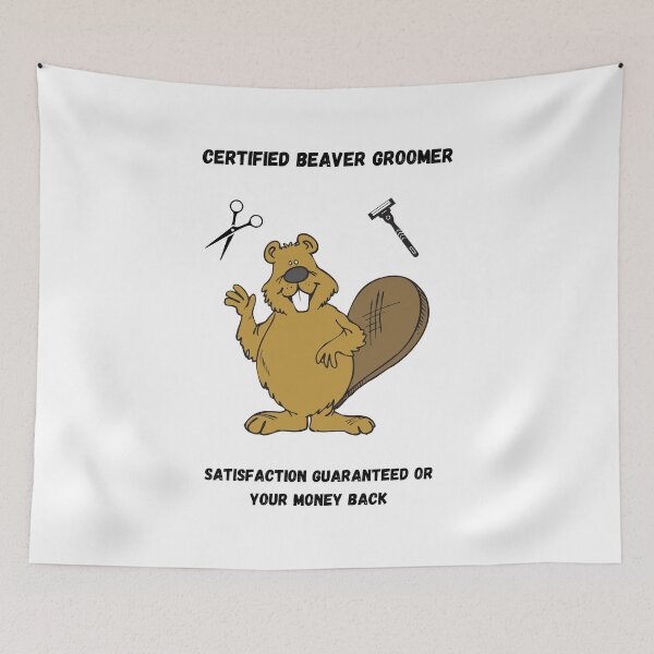 Item preview, Certified beaver groomer it's a great T-shirt idea for all those with wicked, kinky sens of humor. designed and sold by Magrosa.