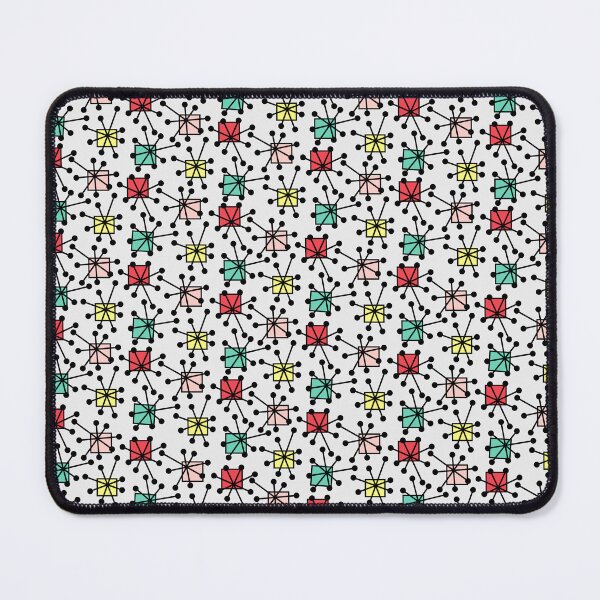 Item preview, Mid Century Atomic Starburst Squares pattern designed and sold by TalkingHerds.