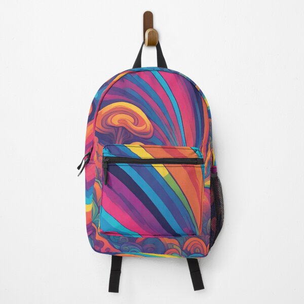 Item preview, psychodelic mushrooms rainbow designed and sold by Wolf_Art_slavic.
