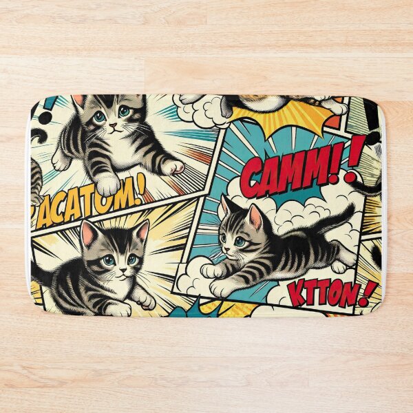Item preview, Super Kittens Print - Chic Chat Créations Ref.078 designed and sold by ChicChat.