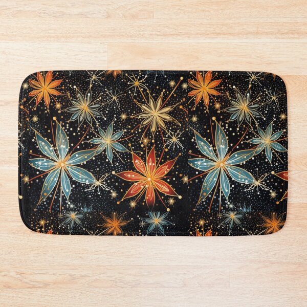 Item preview, Pattern filled with intricate sparkling snowflake designed and sold by Susu789.