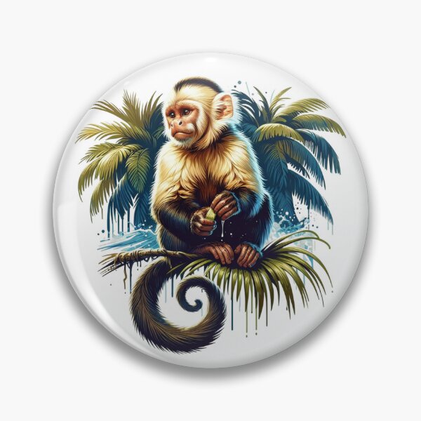 Item preview, capuchin monkey designed and sold by Animalia-.