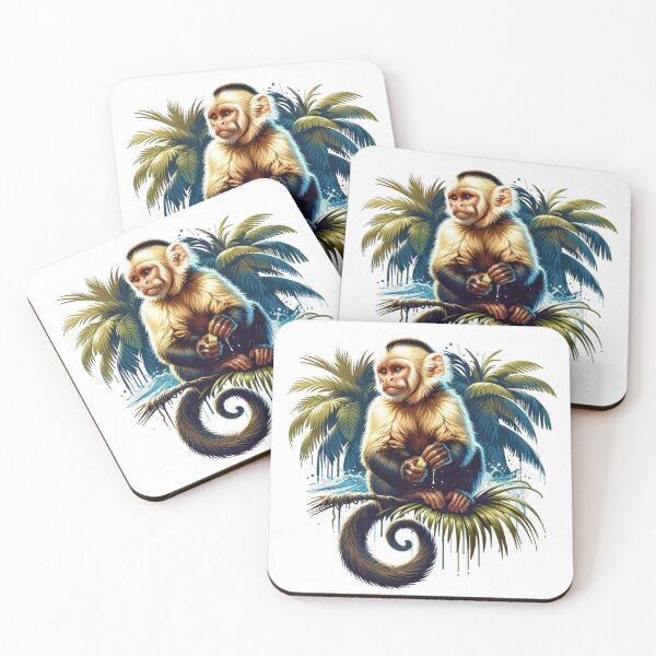 Item preview, capuchin monkey designed and sold by Animalia-.