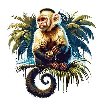 Artwork thumbnail, capuchin monkey by Animalia-