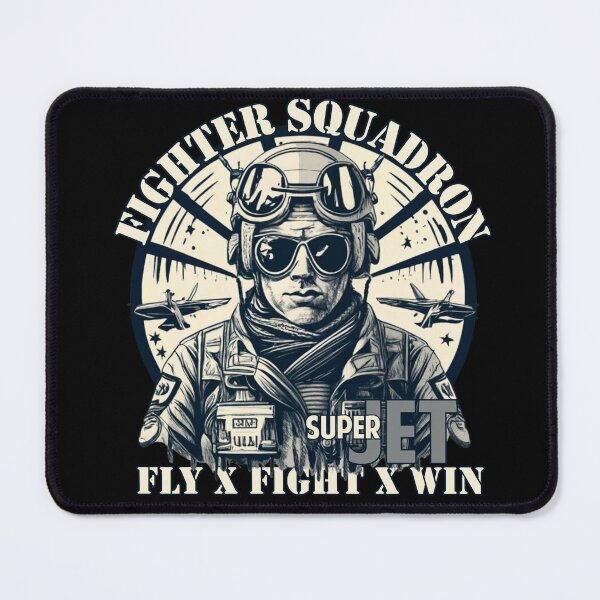 Item preview, Fighter Squadron Super Jet Fly Fight Win - Funny Military designed and sold by EmiAndMike.