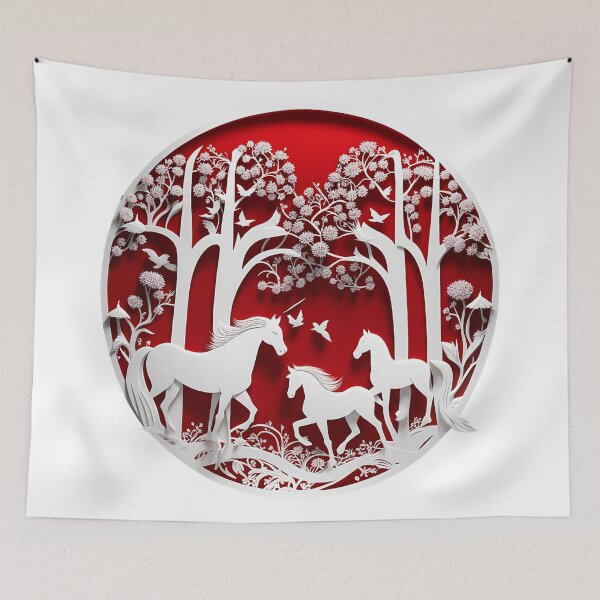 Item preview, Ethereal Harmony: 3D Paper Art Celebrating Nature's Power designed and sold by Attire mukashaf.