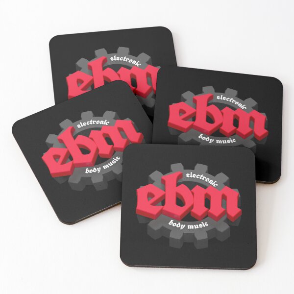 Artikelvorschau, EBM Electronic Body Music Zahnrad Symbol Rot entworfen und verkauft von lathspell.