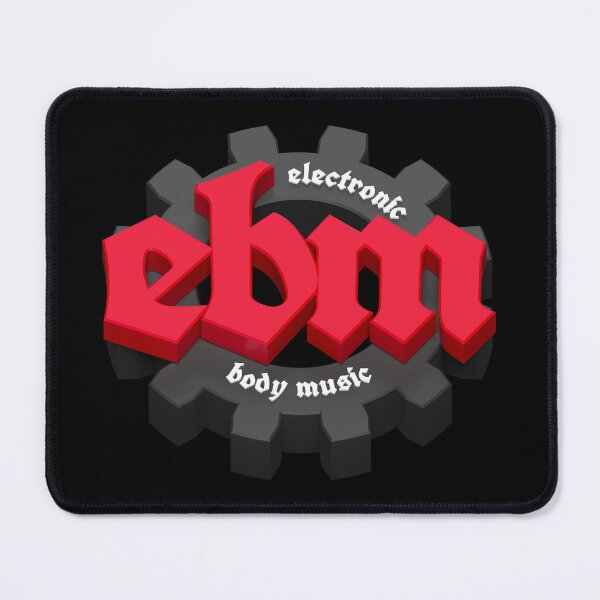 Aperçu de l'œuvre EBM Electronic Body Music Gear Symbole Rouge créée et vendue par lathspell.