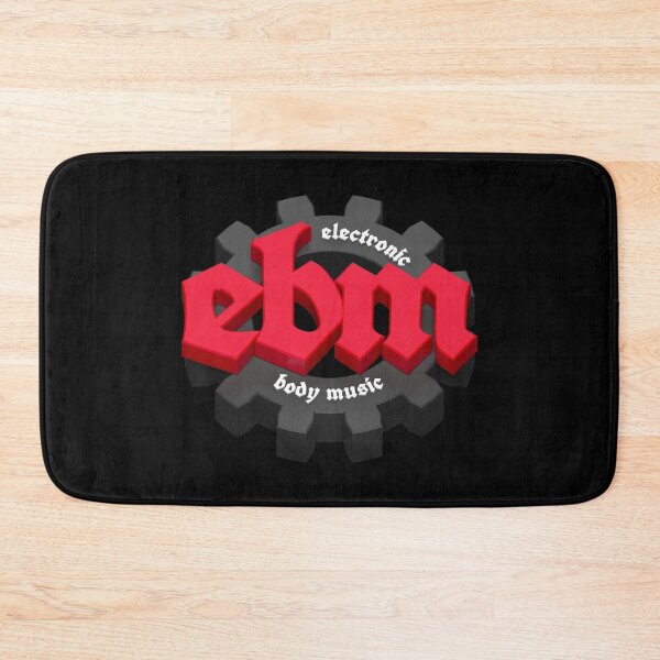 Item preview, EBM Electronic Body Music Gear Symbol Red designed and sold by lathspell.